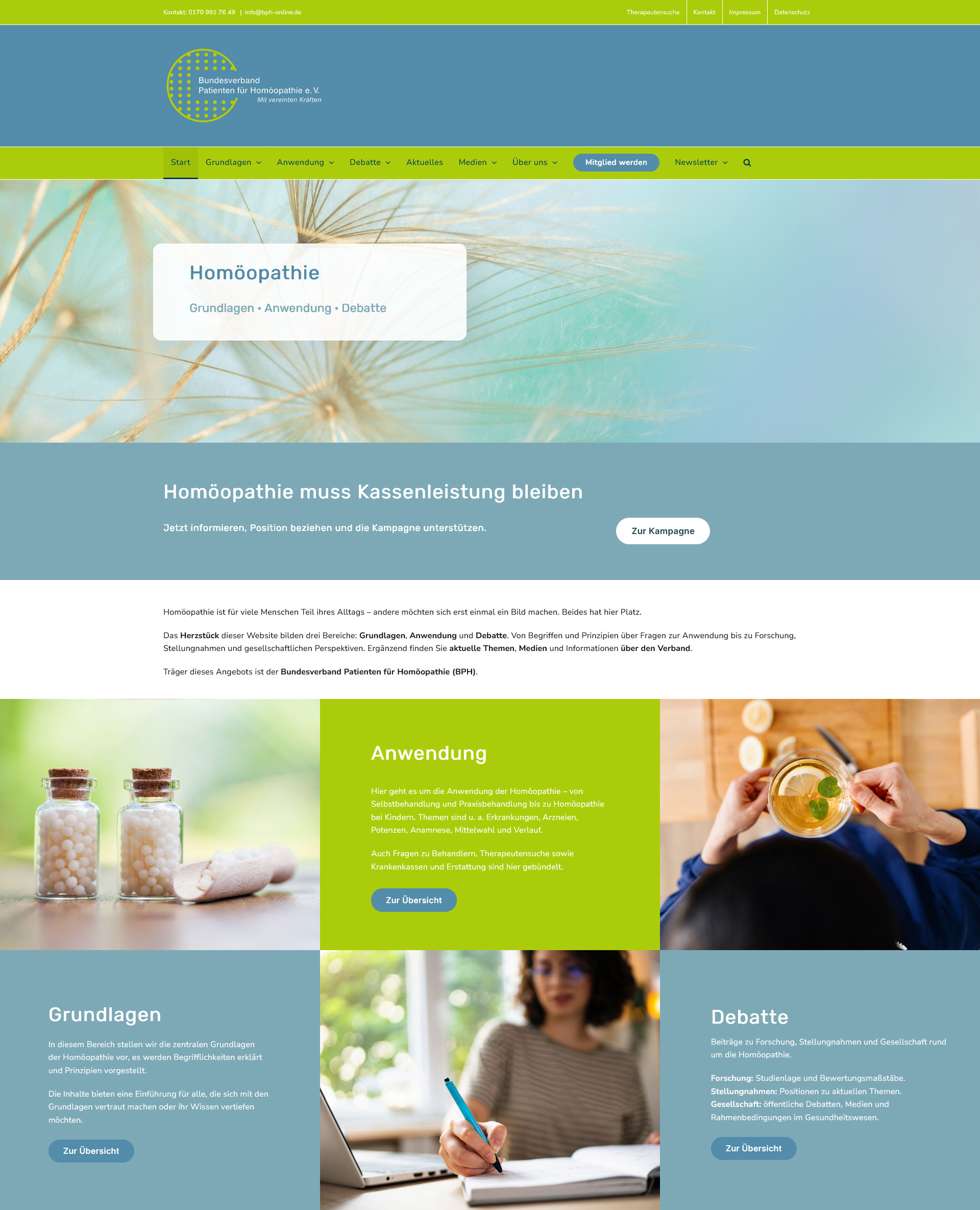 Aktueller Stand nach dem Relaunch