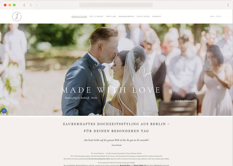 Brautstyling-Bea-Korff-Berlin Verlag Edition Integrativ