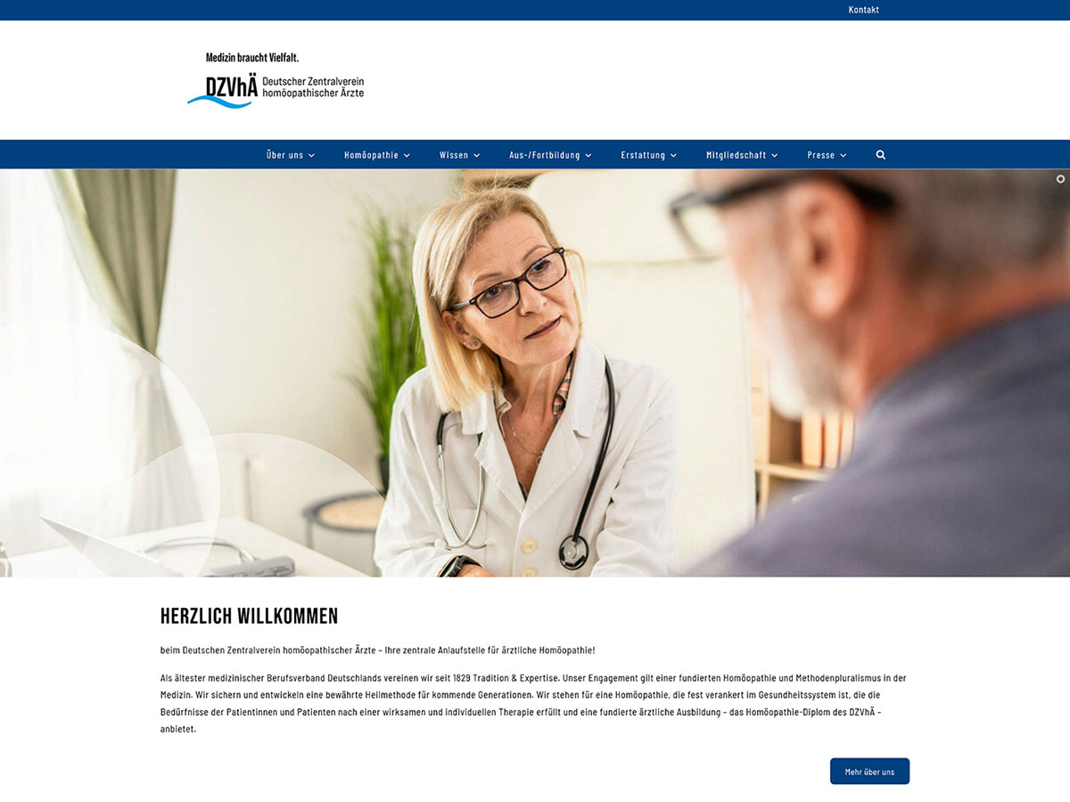 Website-Referenz DZVhÄ