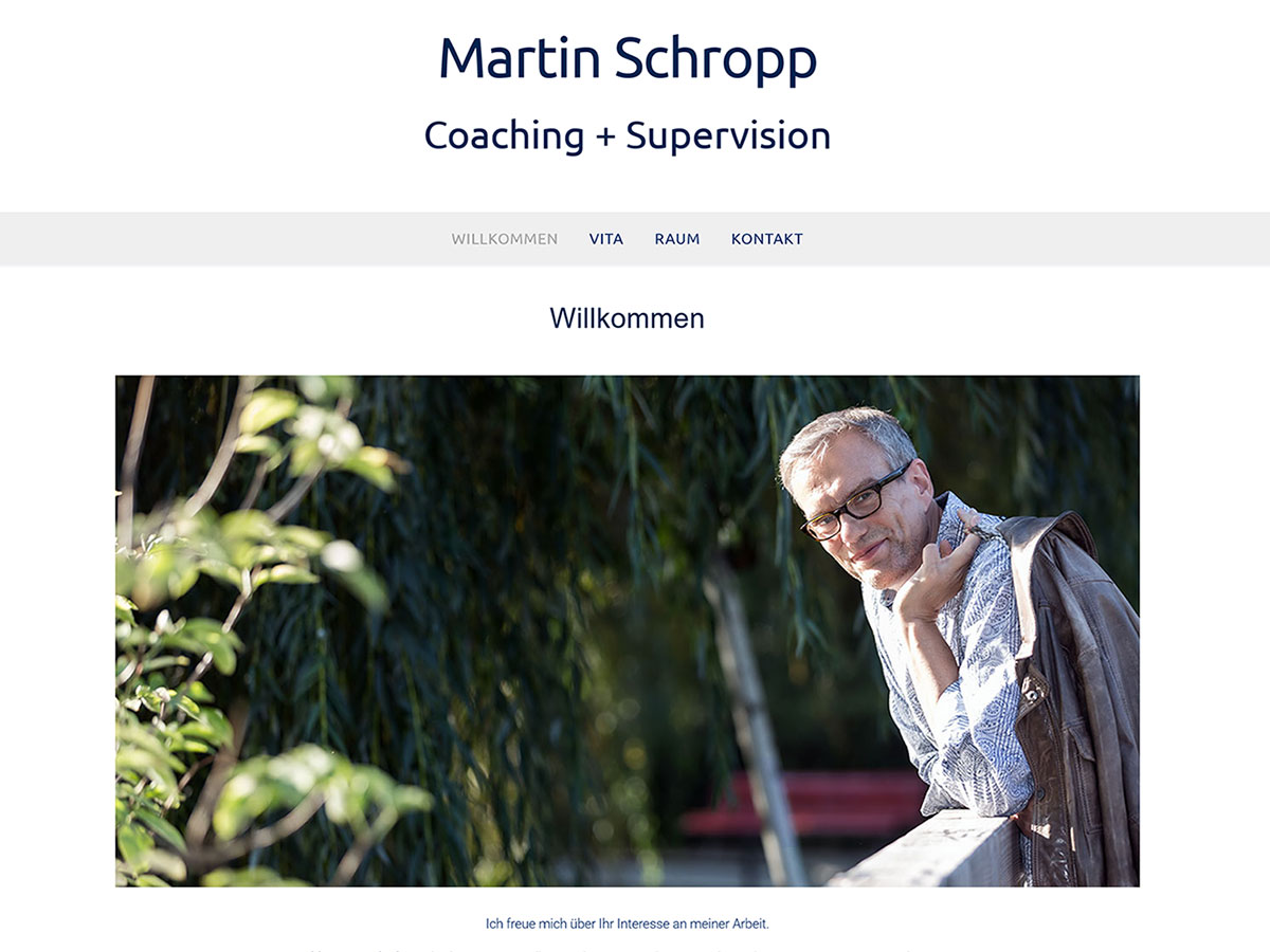Website-Referenz Martin Schropp Coaching