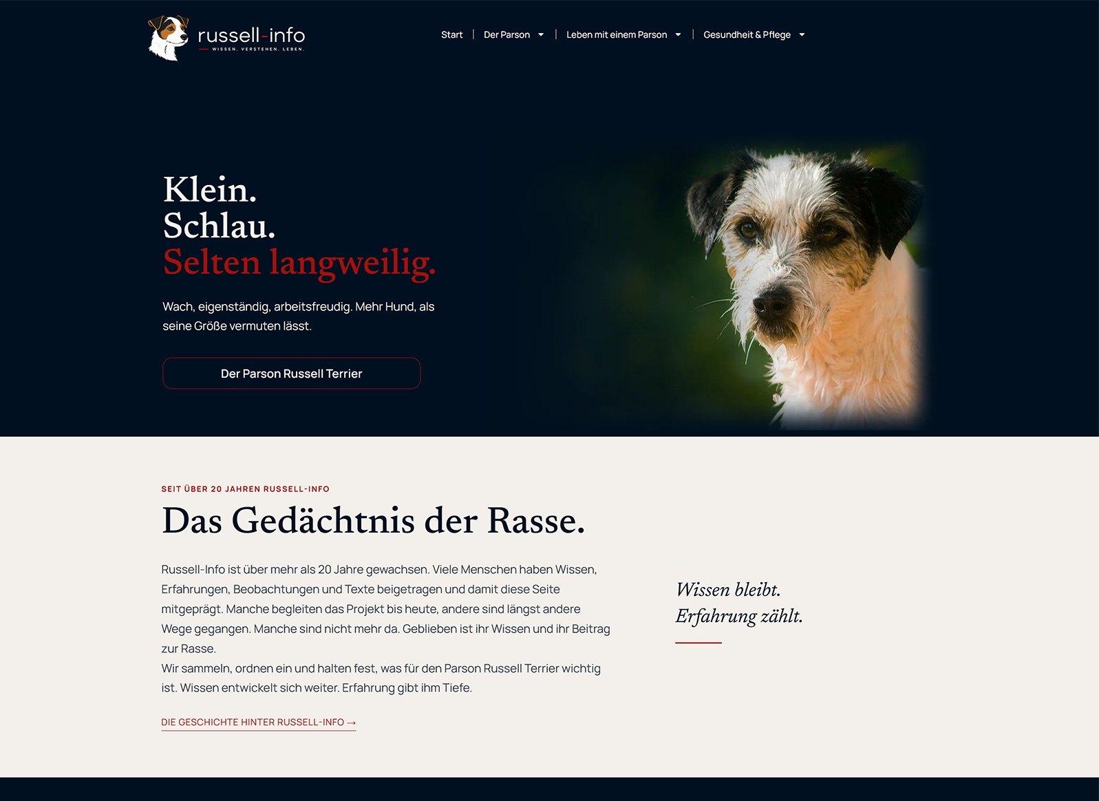 Website-Referenz Russell-Info